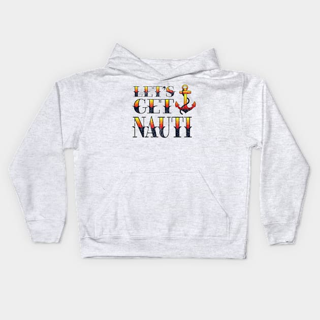 Yacht Rock Kids Hoodie by Vector Deluxe